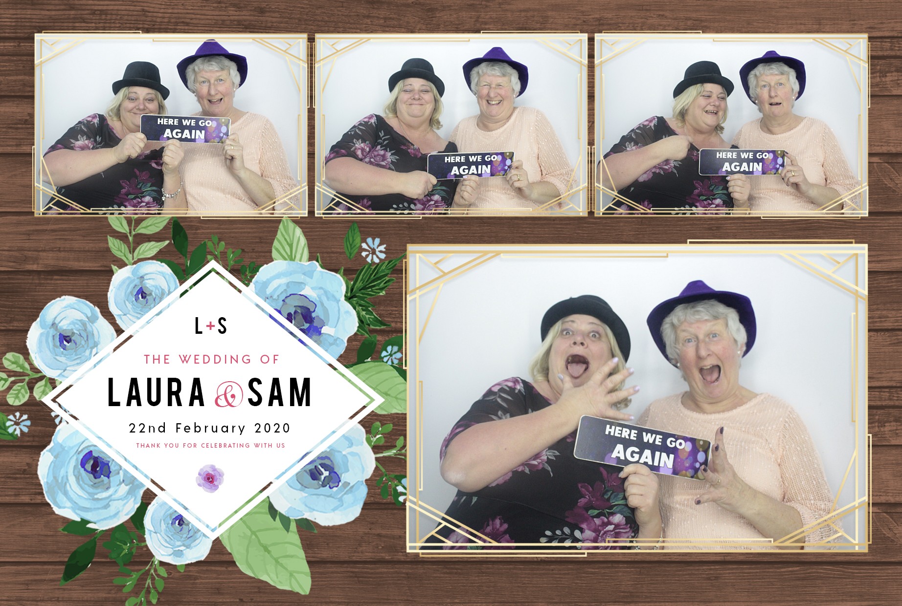 Laura and Sam's Wedding | View more photos from the event at gallery.myphotoboothexperience.co.uk/u/MyPhotoBoothExperienceLtd/Laura-and-Sams-Wedding
